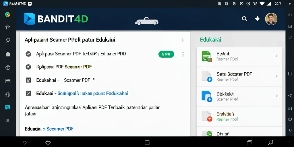Tampilan antarmuka utama BANDIT4D yang intuitif dan fungsional.