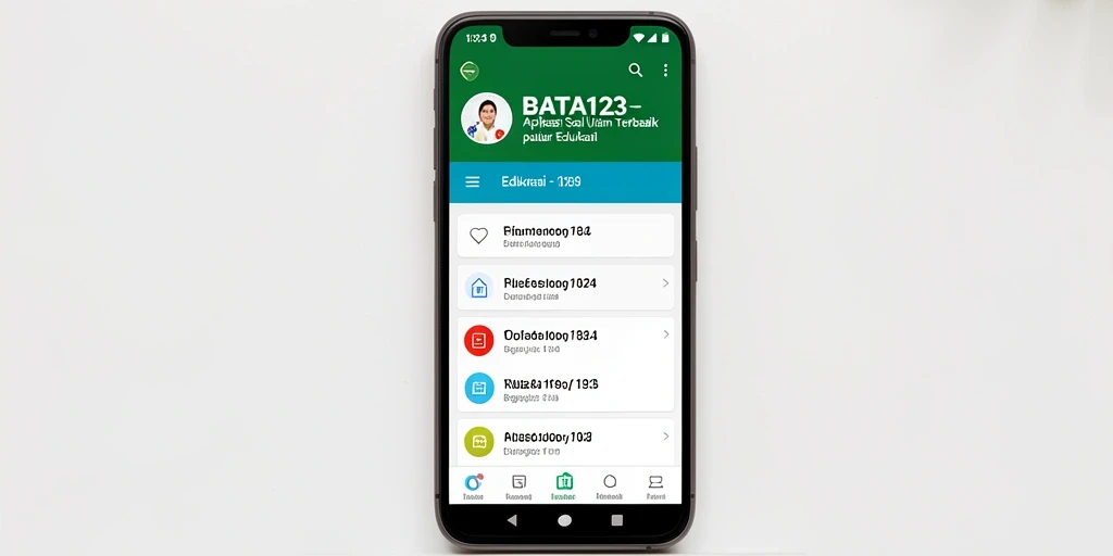 Tampilan antarmuka BATA123 yang user-friendly untuk soal ujian.