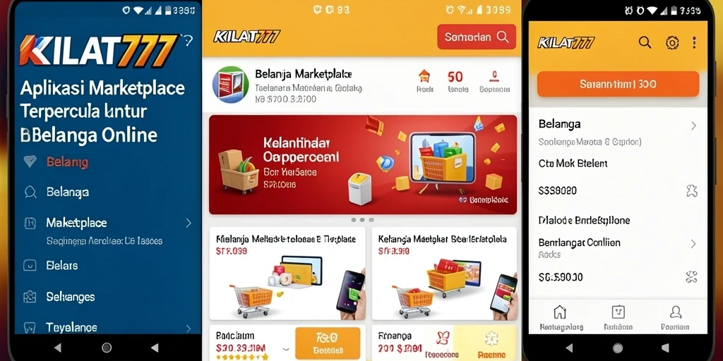 Antarmuka pengguna KILAT777 yang sederhana dan fungsional.