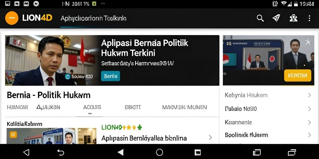 Tampilan antarmuka LION4D yang modern dan informatif.