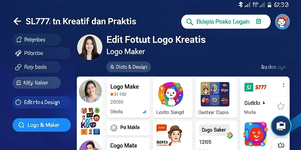 Tampilan antarmuka intuitif dan alat desain yang lengkap di SL777.