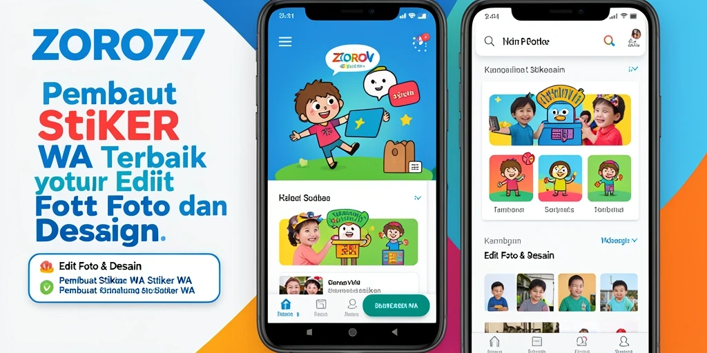 Tampilan antarmuka ZORO77 yang user-friendly untuk membuat stiker WA.